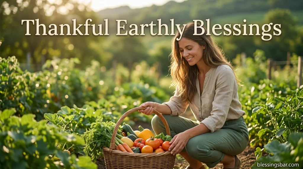 Thankful Earthly Blessings