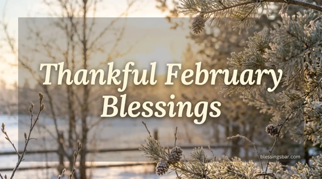 Thankful February Blessings