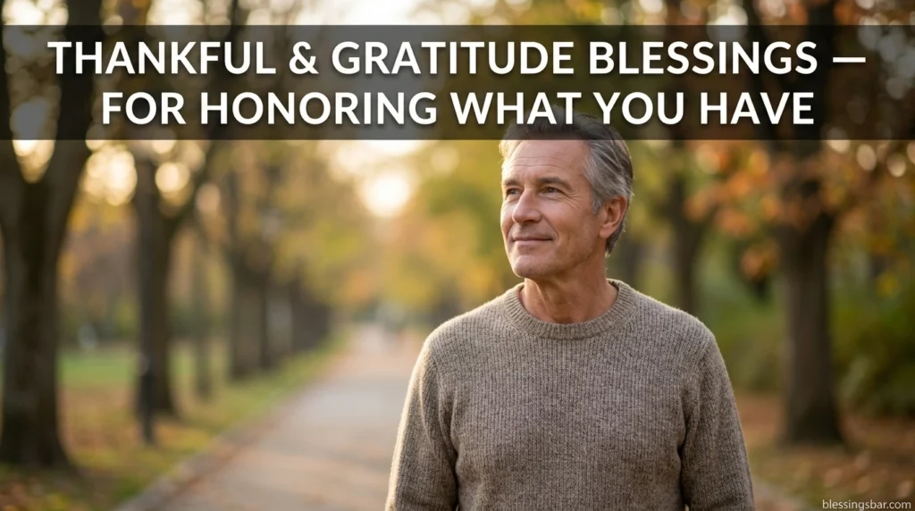 Thankful & Gratitude Blessings — For Honoring What You Have