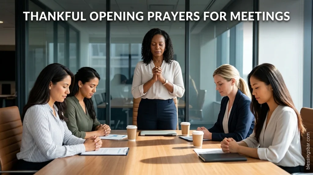 Thankful Opening Prayers for Meetings
