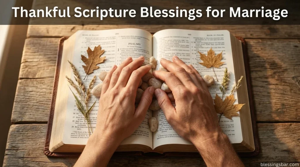 Thankful Scripture Blessings for Marriage