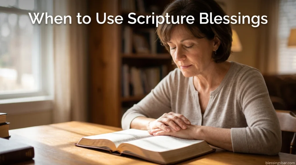 When to Use Scripture Blessings