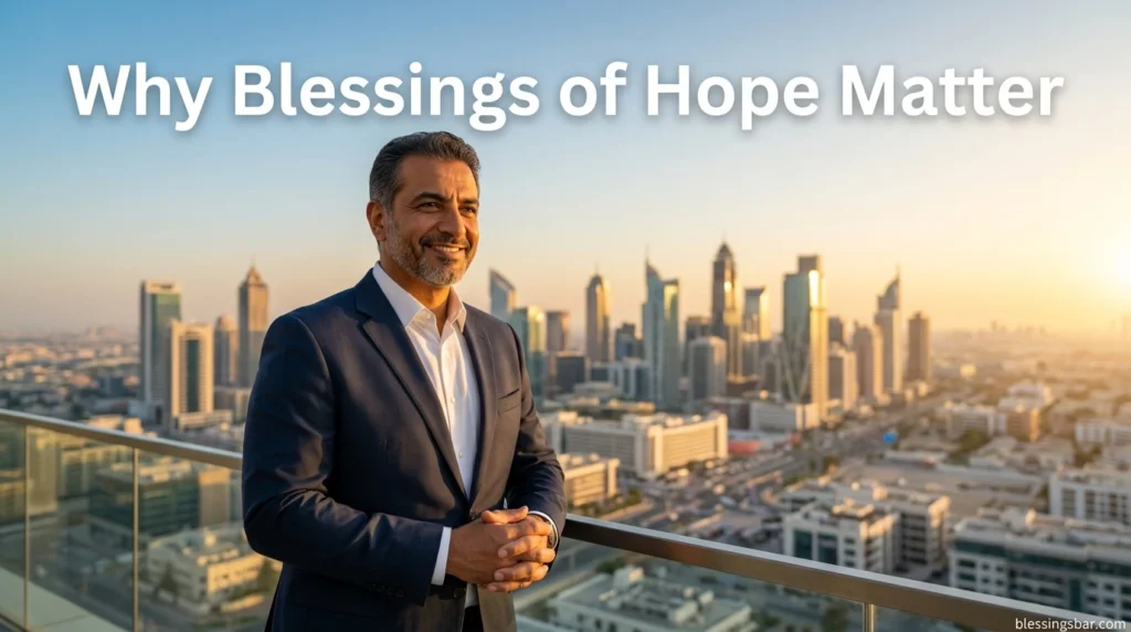 Why Blessings of Hope Matter