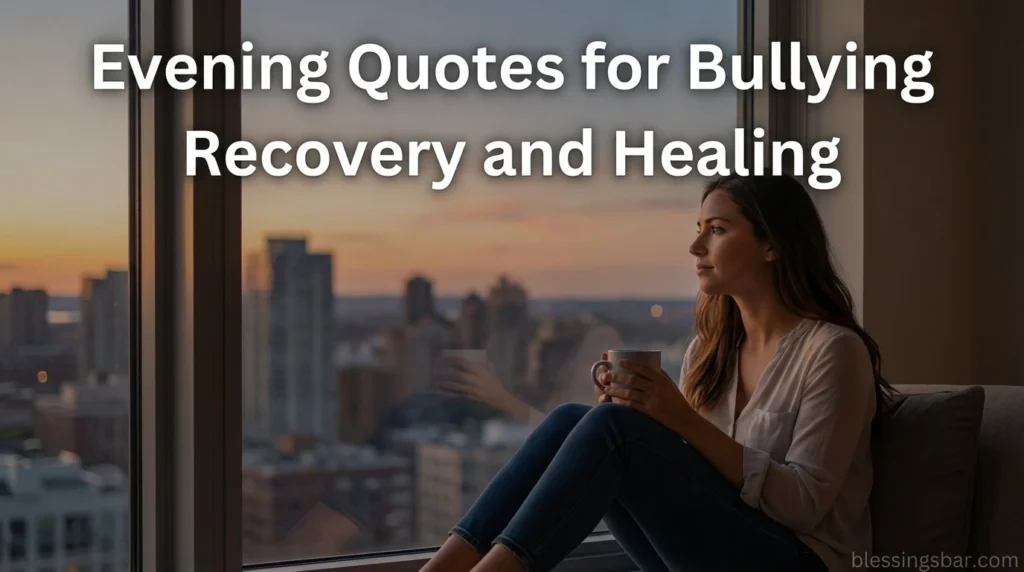 Evening Quotes for Bullying Recovery and Healing