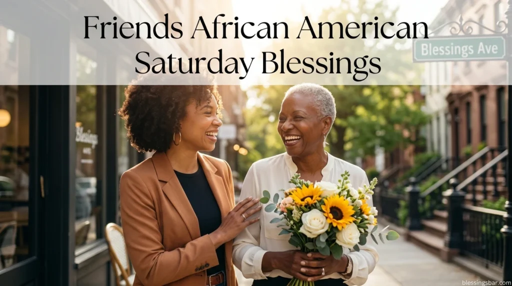 Friends African American Saturday Blessings