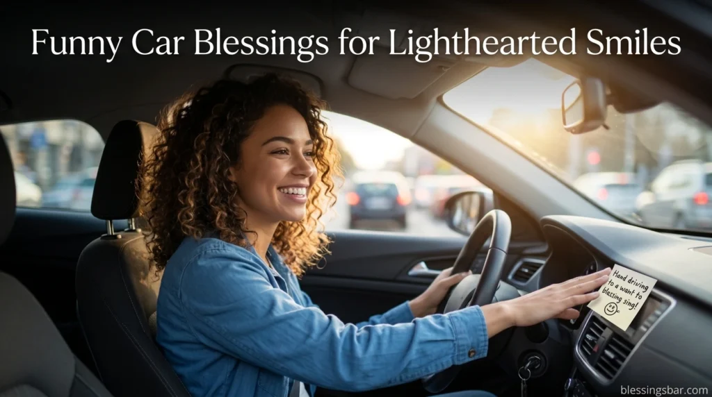 Funny Car Blessings for Lighthearted Smiles