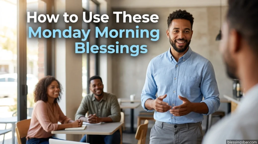 How to Use These Monday Morning Blessings