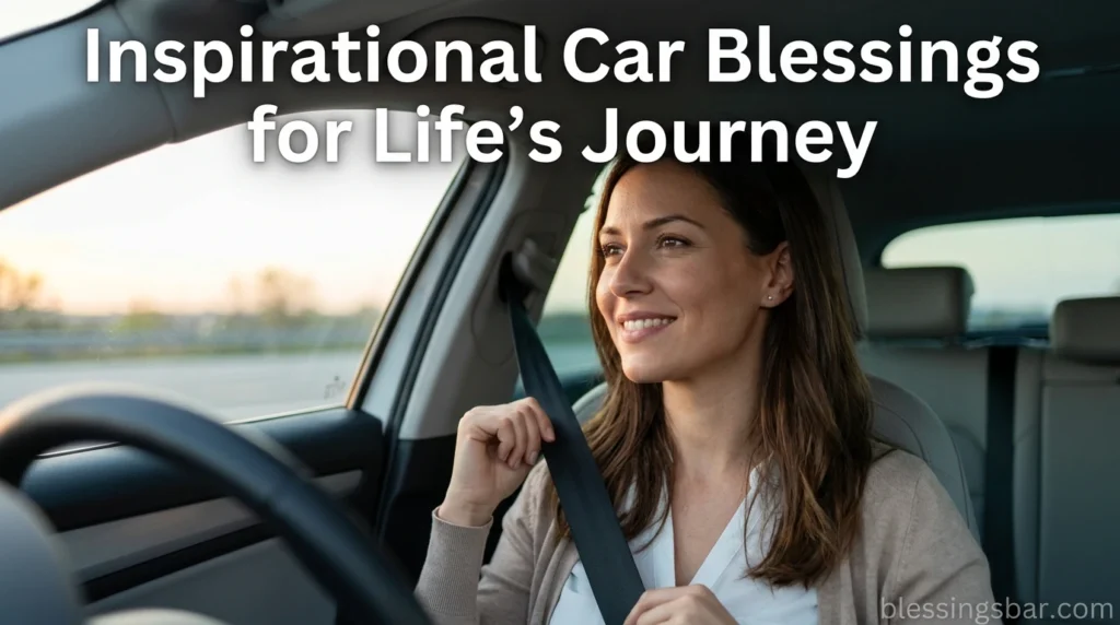 Inspirational Car Blessings for Life’s Journey