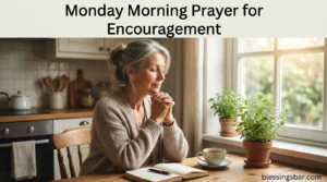 Monday Morning Prayer for Encouragement