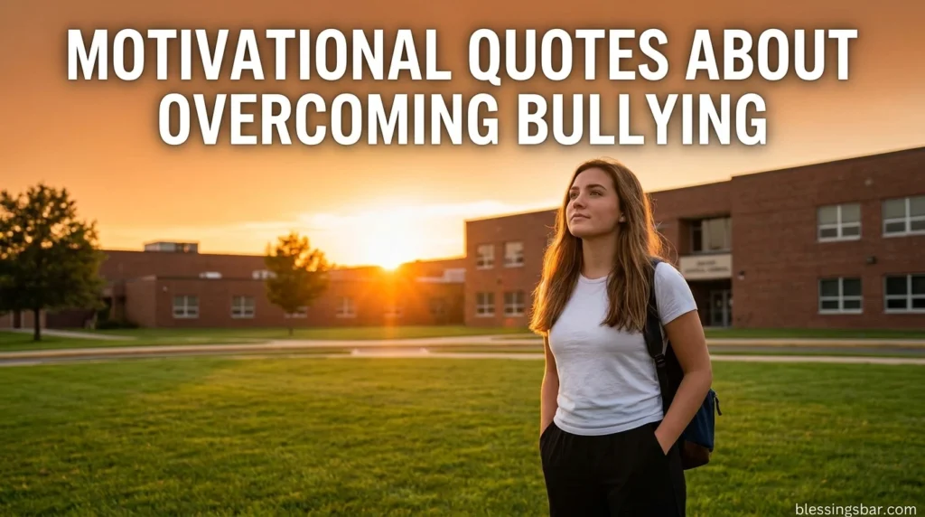 Motivational Quotes About Overcoming Bullying