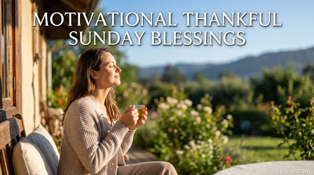 Motivational Thankful Sunday Blessings