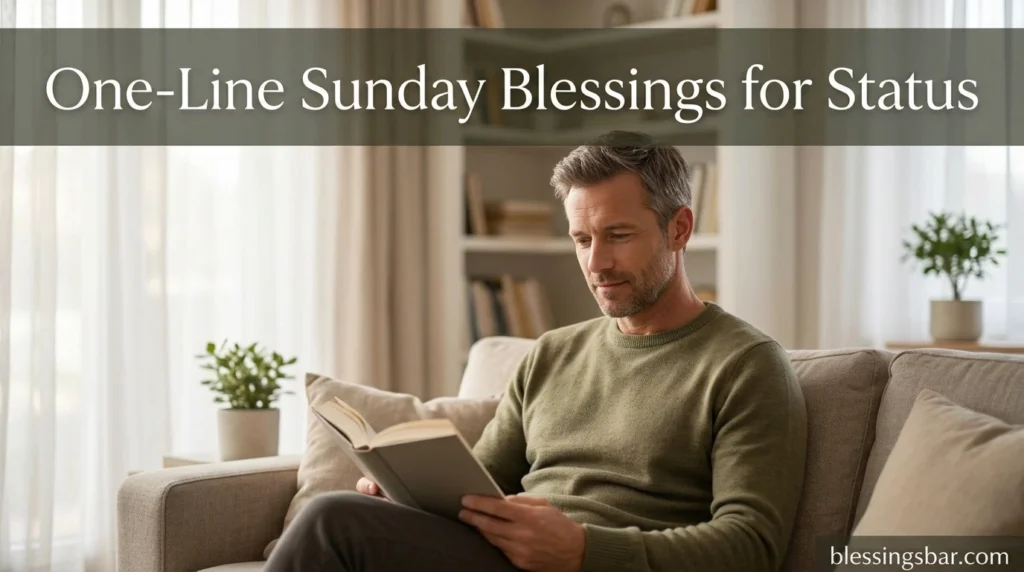 One-Line Sunday Blessings for Status