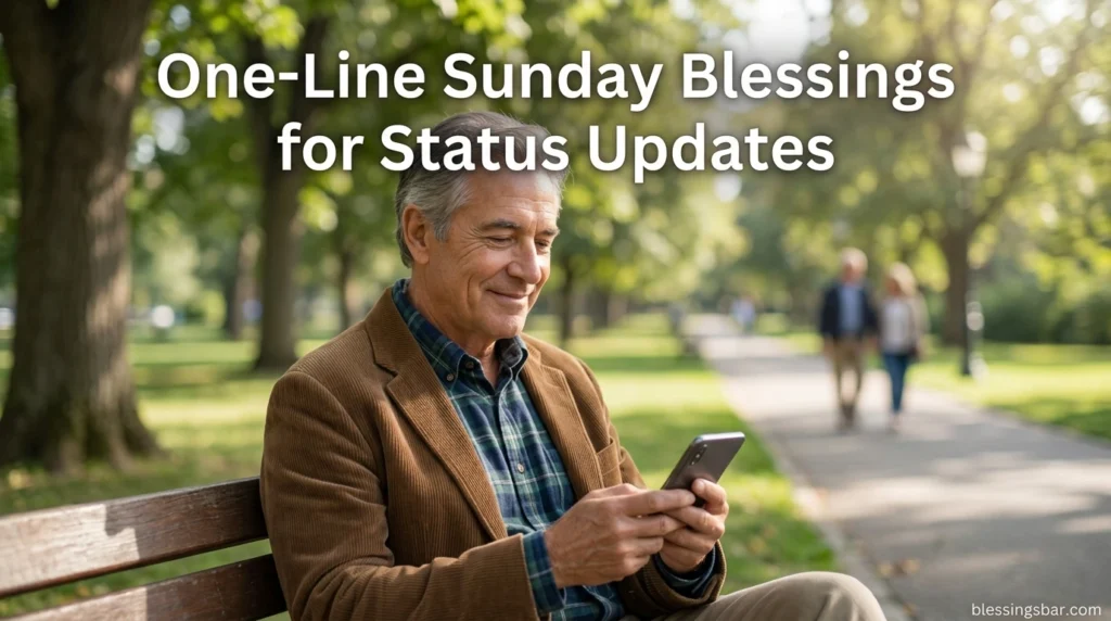 One-Line Sunday Blessings for Status Updates
