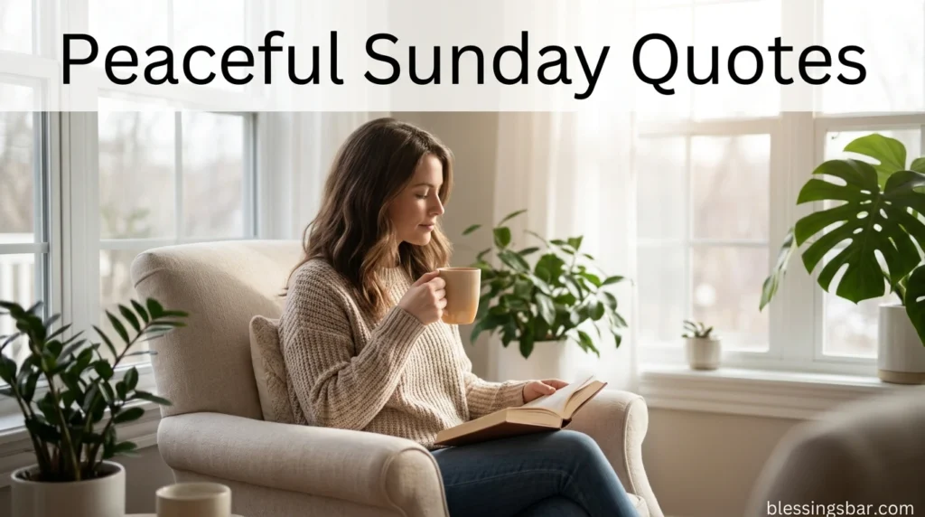 Peaceful Sunday Quotes