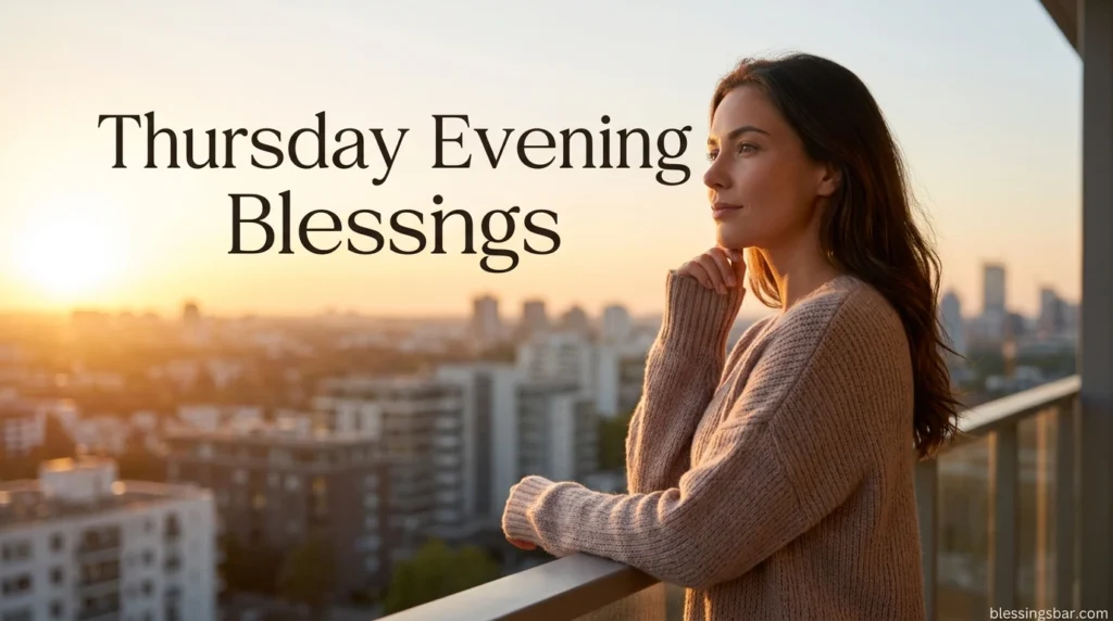 Thursday Evening Blessings